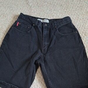 Bugle Boy Men's Black Jean Shorts